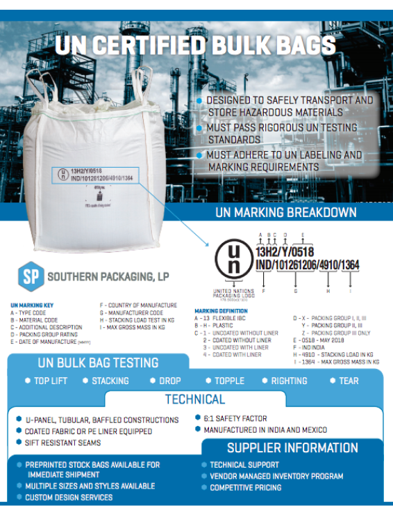 un certified bulk bags