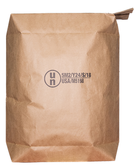 Multi-wall kraft paper bag for bakery flour and grain packaging