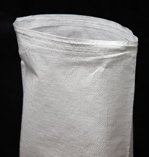 Tubular woven polypropylene bag for private label and general use packaging