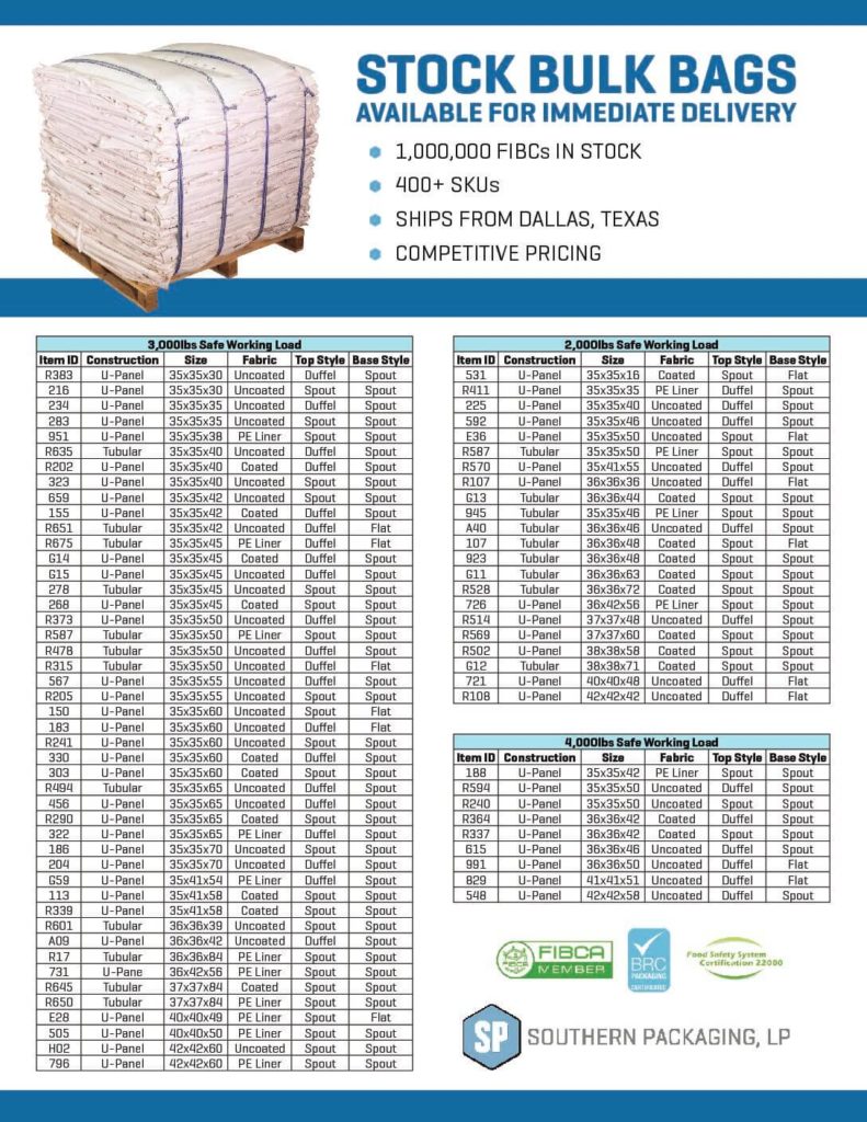 Bulk Bags Stock